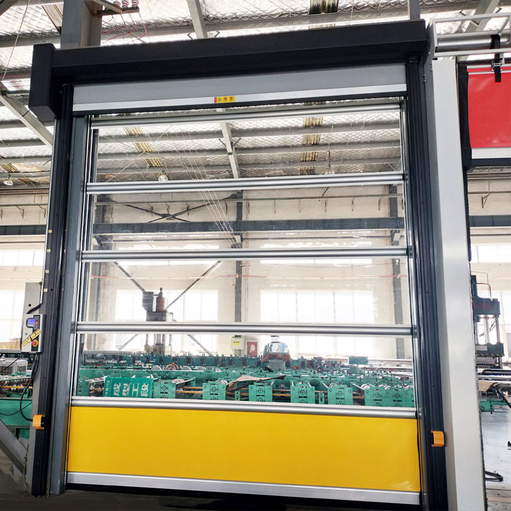 Skaidrios PVC greitojo ritininio durys